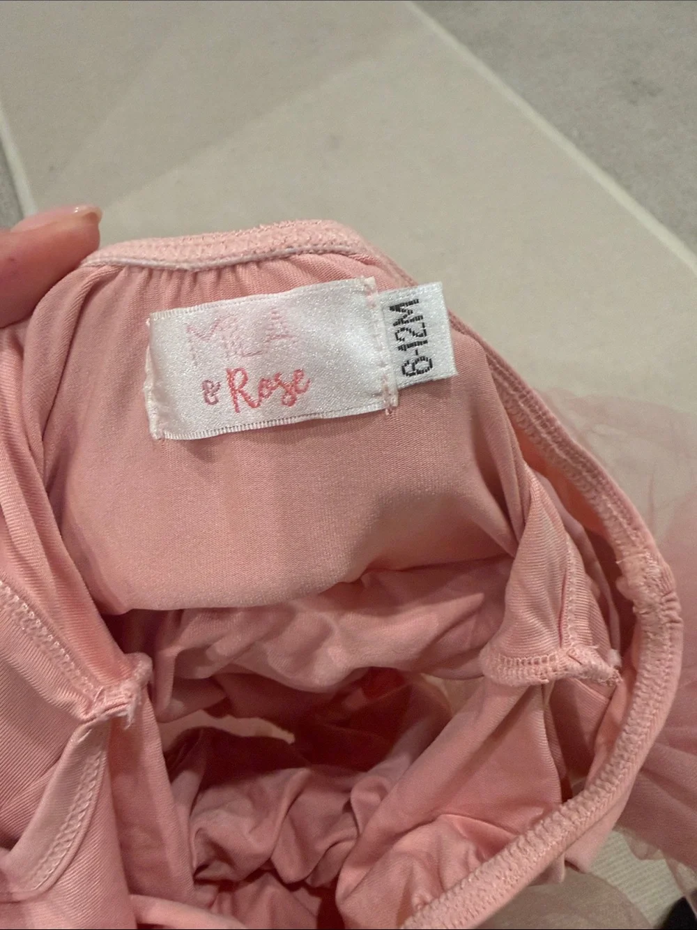 Toddler Rose Pink Tulle Ballet Tutu Dress